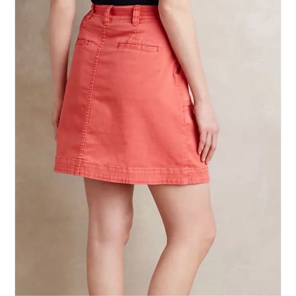Anthropologie Pilcro & The Letterpress Chino Skirt Size 4 - Picture 3 of 11